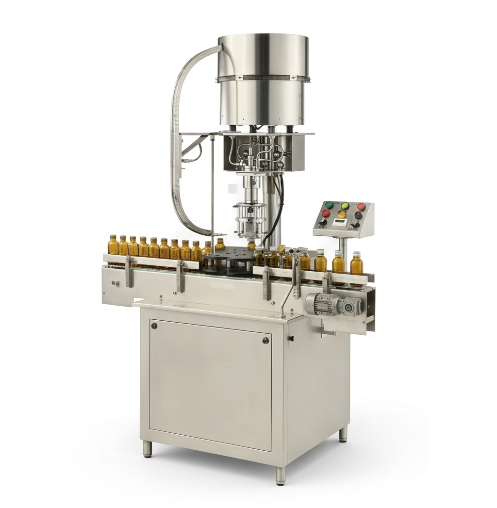 Automatic Single Head Bottle Screw Capping Machine