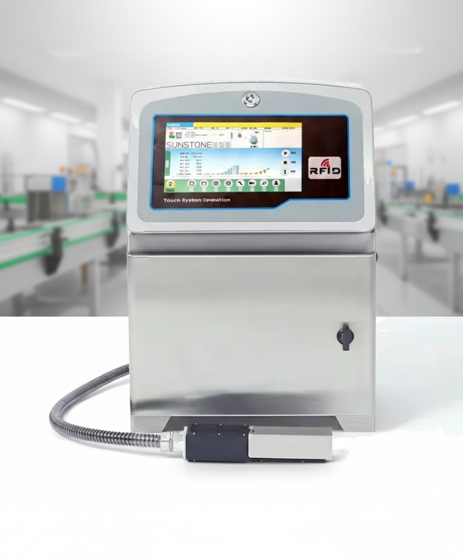 Continuous Inkjet (CIJ) Batch Coding Printer with Touch Screen