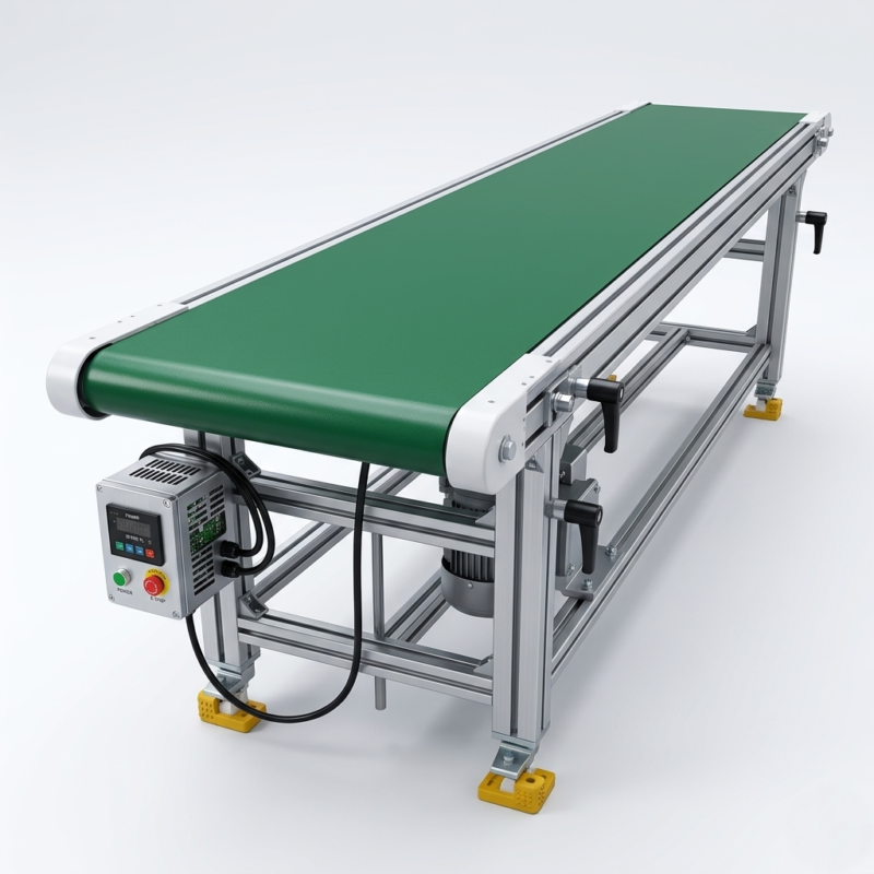 Aluminium Profile Flat Belt Conveyor