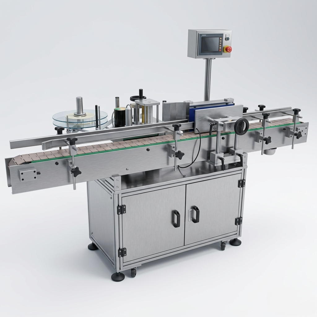 Automatic Round Bottle Labeling Machine